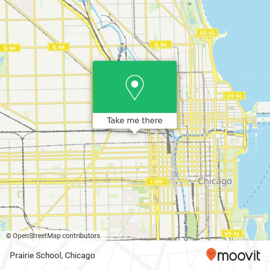 Prairie School map