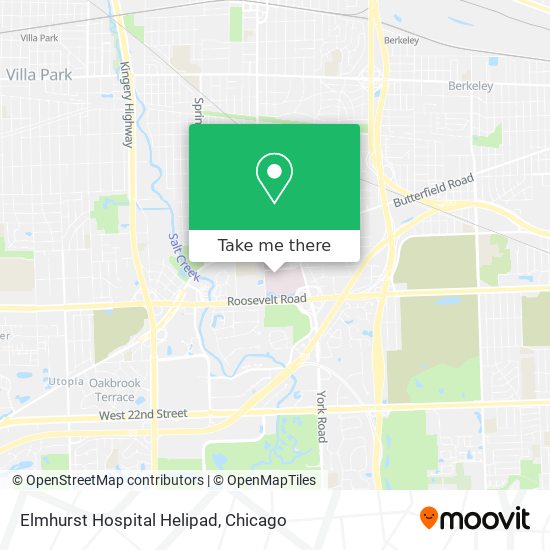 Elmhurst Hospital Helipad map