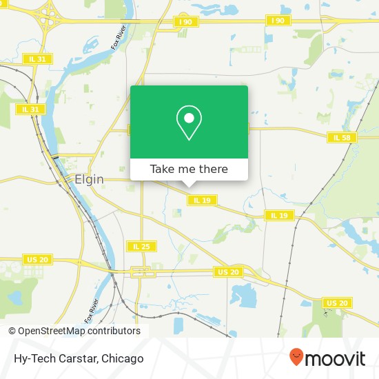 Hy-Tech Carstar map