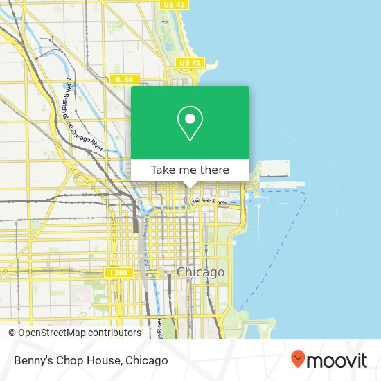 Benny's Chop House map