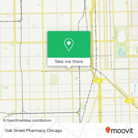Oak Street Pharmacy map