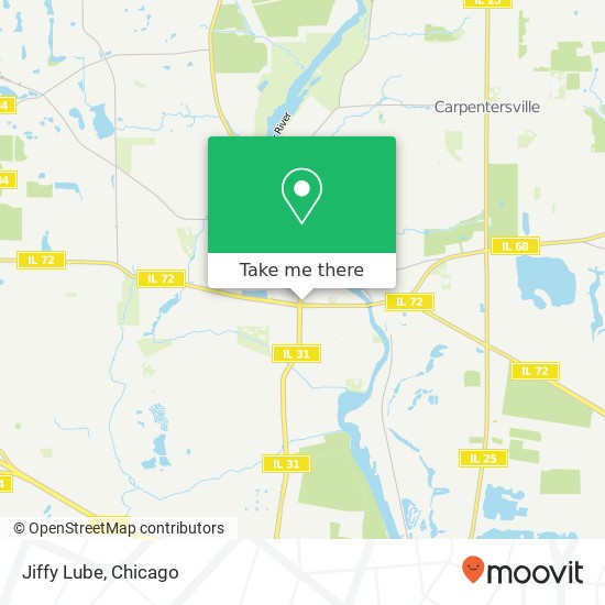 Jiffy Lube map