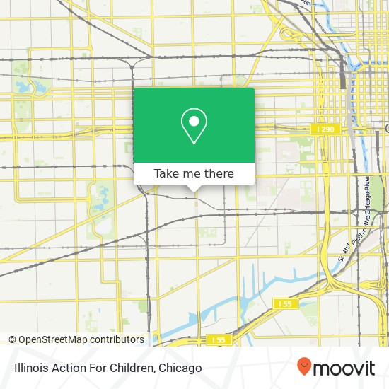 Mapa de Illinois Action For Children