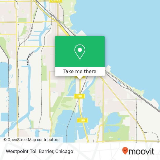 Mapa de Westpoint Toll Barrier