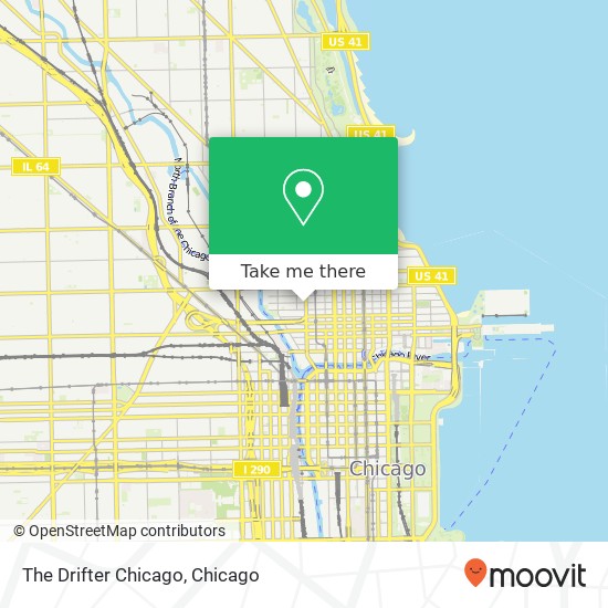 The Drifter Chicago map