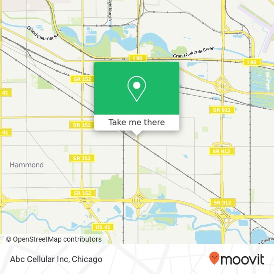 Abc Cellular Inc map