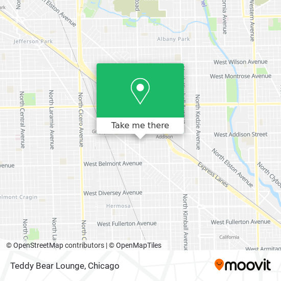Teddy Bear Lounge map