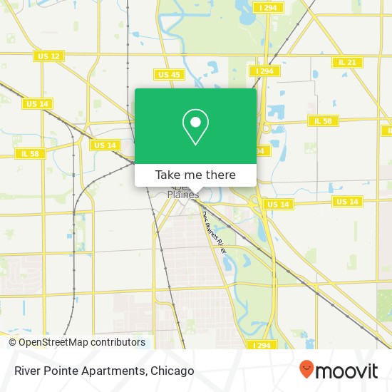 River Pointe Apartments map