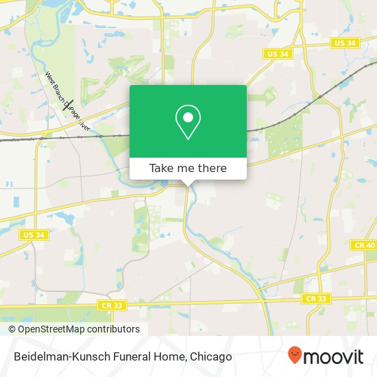 Beidelman-Kunsch Funeral Home map