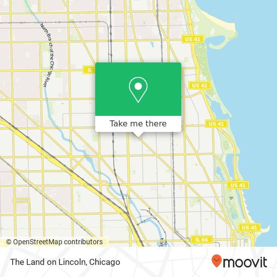 The Land on Lincoln map