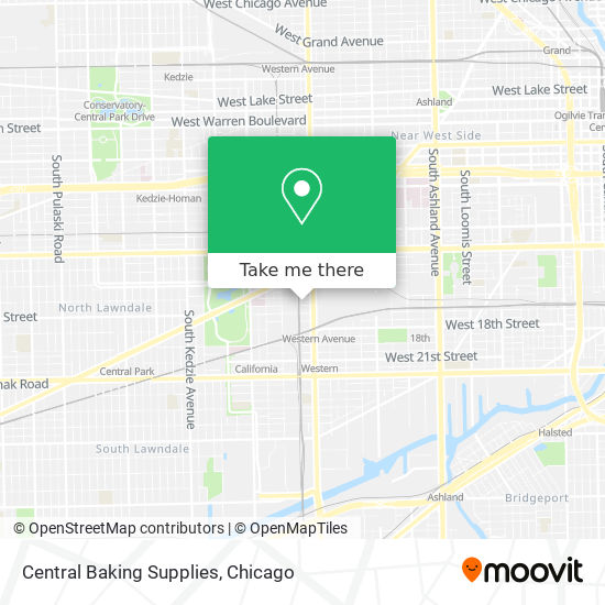 Mapa de Central Baking Supplies