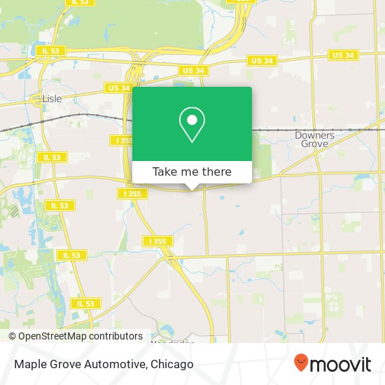 Maple Grove Automotive map