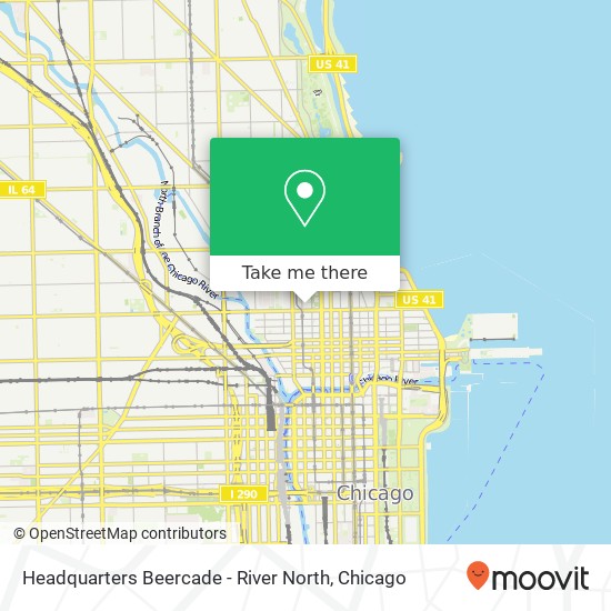 Mapa de Headquarters Beercade - River North