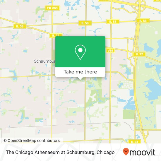 Mapa de The Chicago Athenaeum at Schaumburg