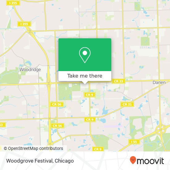 Mapa de Woodgrove Festival