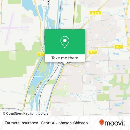 Mapa de Farmers Insurance - Scott A. Johnson