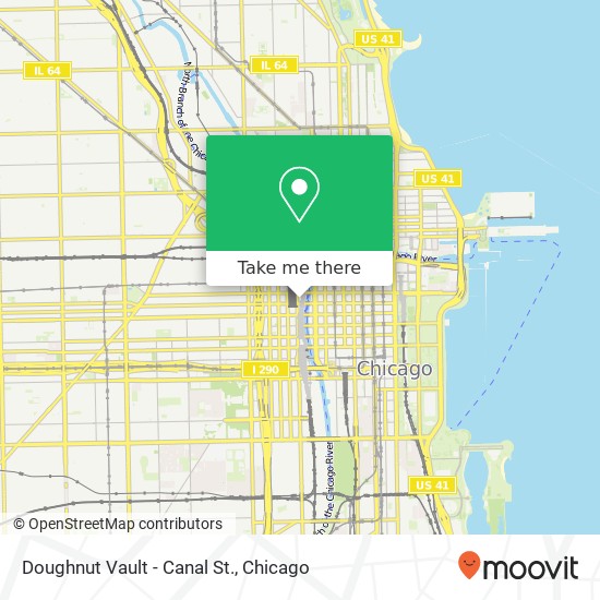 Doughnut Vault - Canal St. map