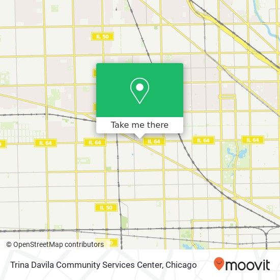 Trina Davila Community Services Center map