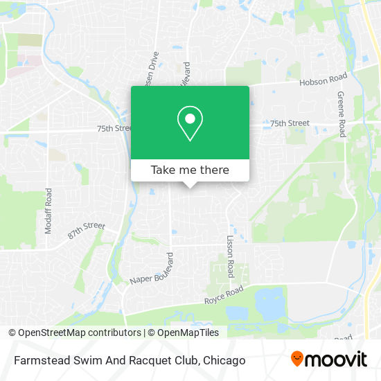 Farmstead Swim And Racquet Club map