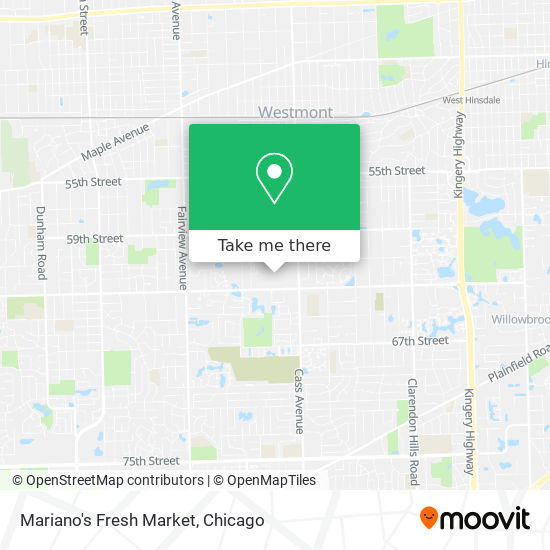 Mariano's Fresh Market map