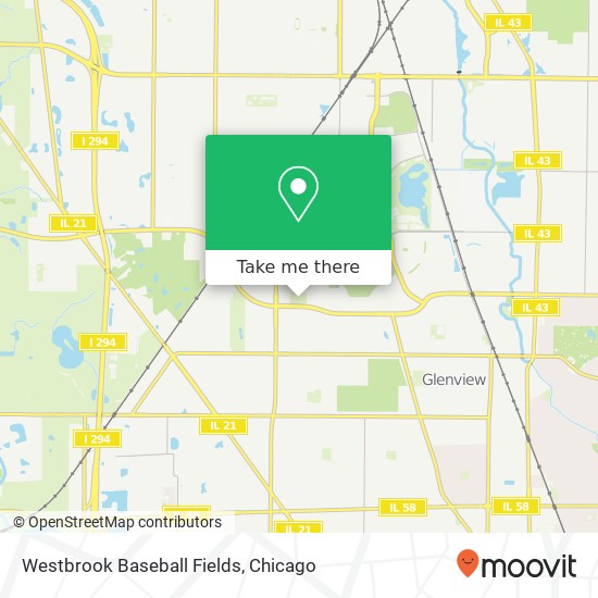 Westbrook Baseball Fields map