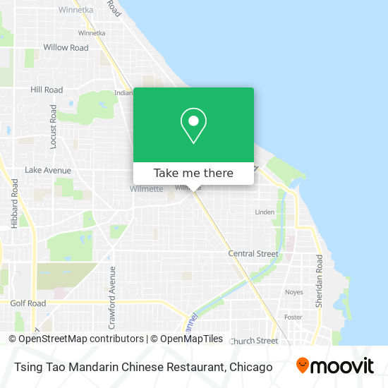 Mapa de Tsing Tao Mandarin Chinese Restaurant