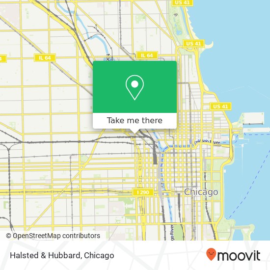 Halsted & Hubbard map