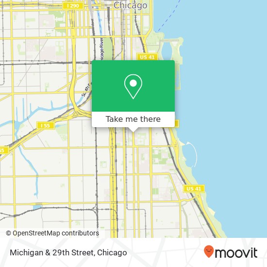 Michigan & 29th Street map