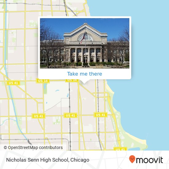 Mapa de Nicholas Senn High School