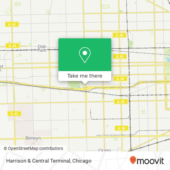 Mapa de Harrison & Central Terminal