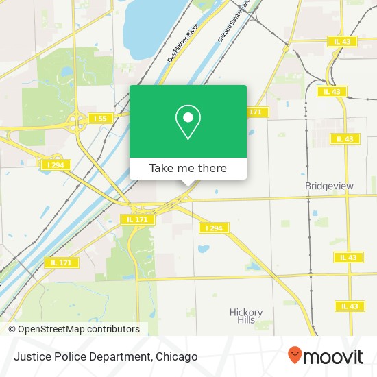 Mapa de Justice Police Department