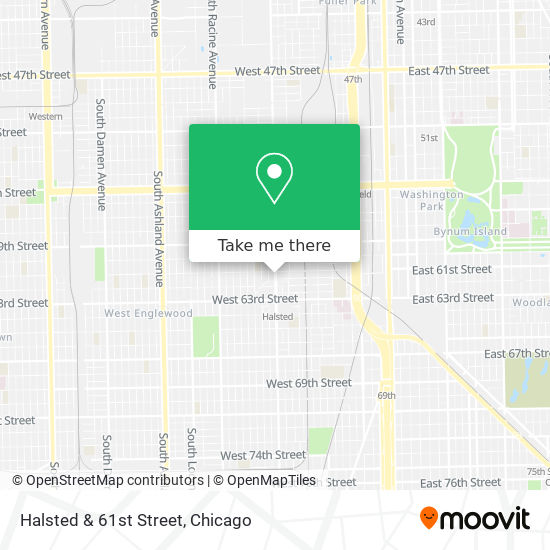 Halsted & 61st Street map