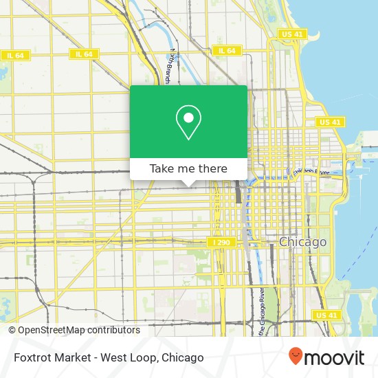 Foxtrot Market - West Loop map
