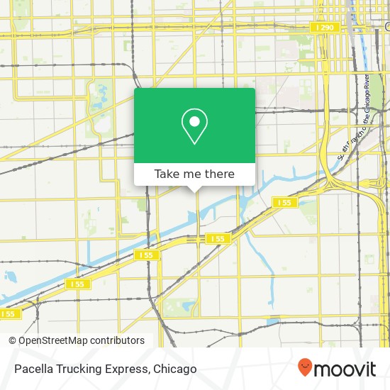 Pacella Trucking Express map