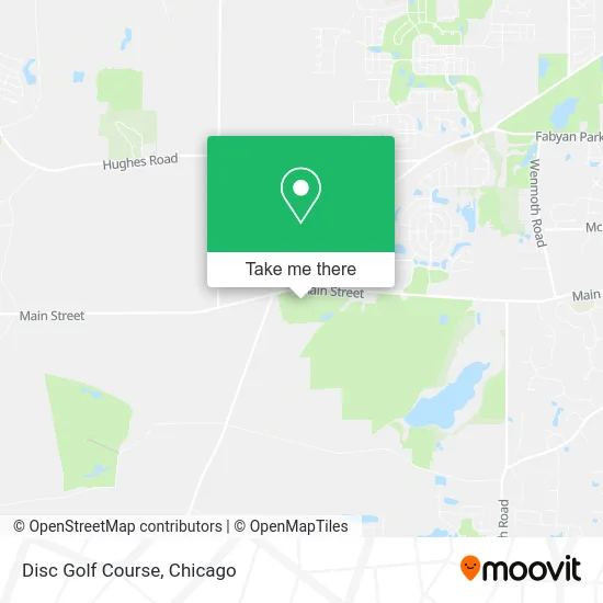 Disc Golf Course map