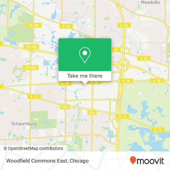 Woodfield Commons East map