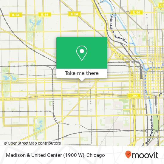 Madison & United Center (1900 W) map