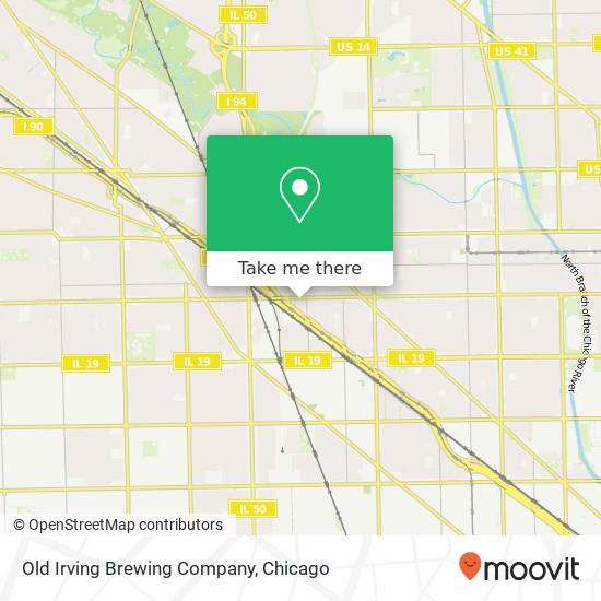 Mapa de Old Irving Brewing Company