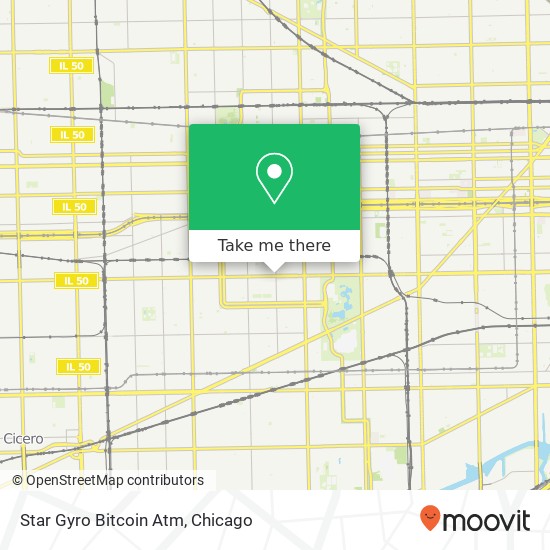 Mapa de Star Gyro Bitcoin Atm