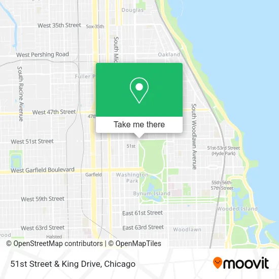 51st Street & King Drive map