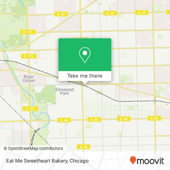 Eat Me Sweetheart Bakery map