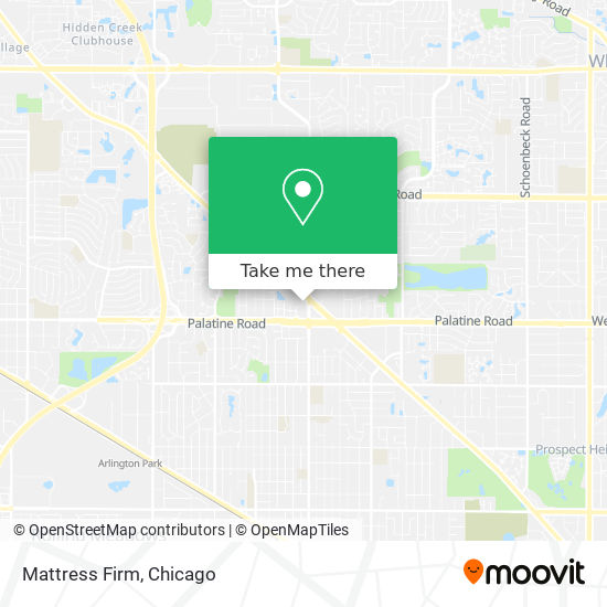 Mapa de Mattress Firm