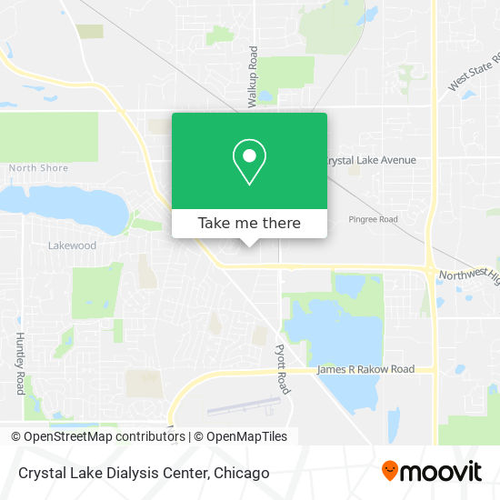 Crystal Lake Dialysis Center map