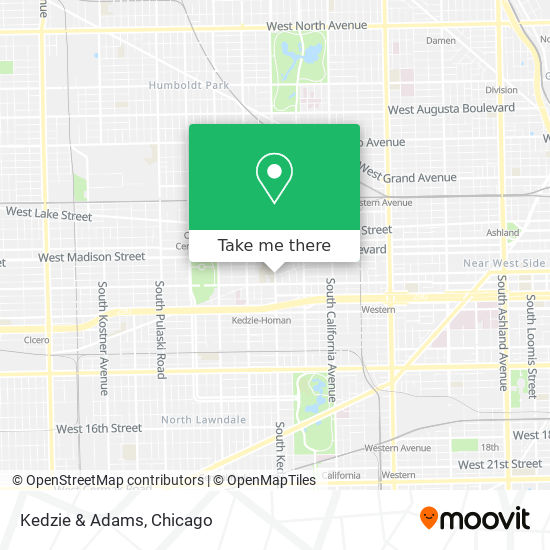 Kedzie & Adams map