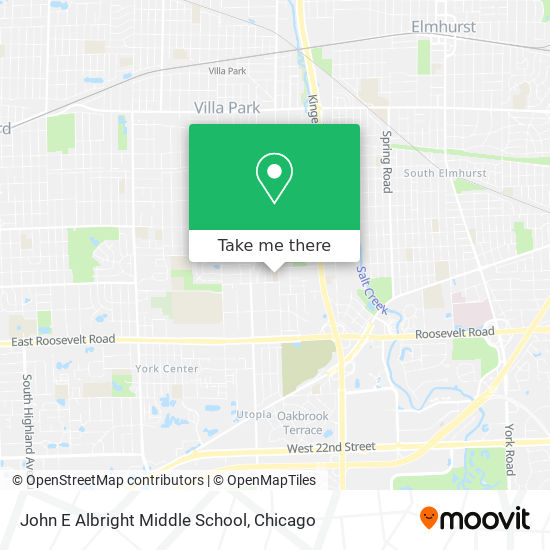 John E Albright Middle School map