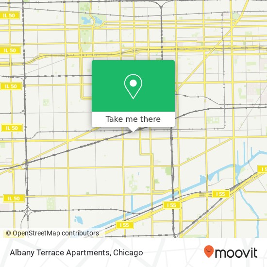 Albany Terrace Apartments map