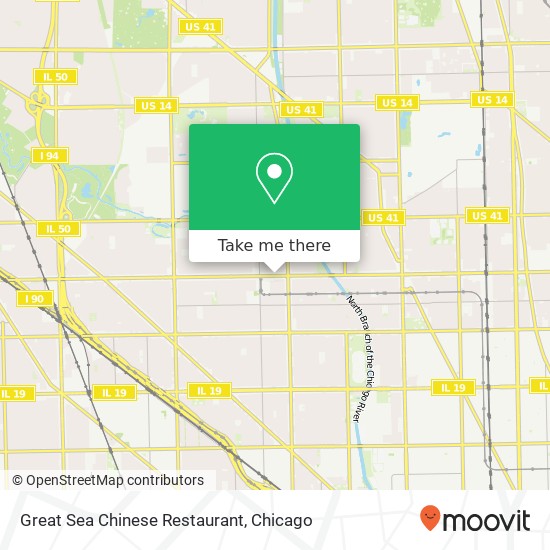 Great Sea Chinese Restaurant map