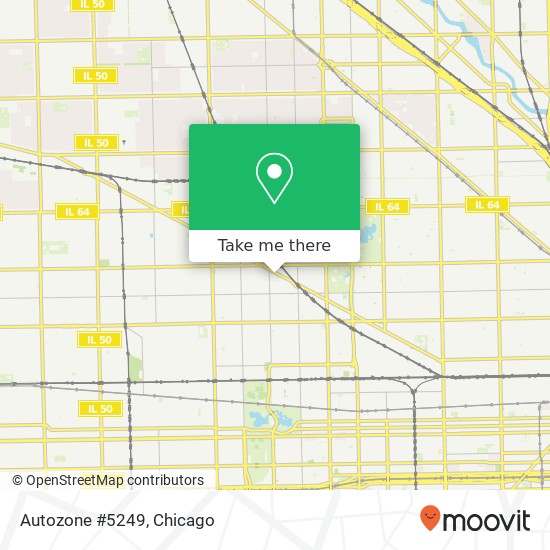 Autozone #5249 map