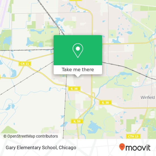 Mapa de Gary Elementary School