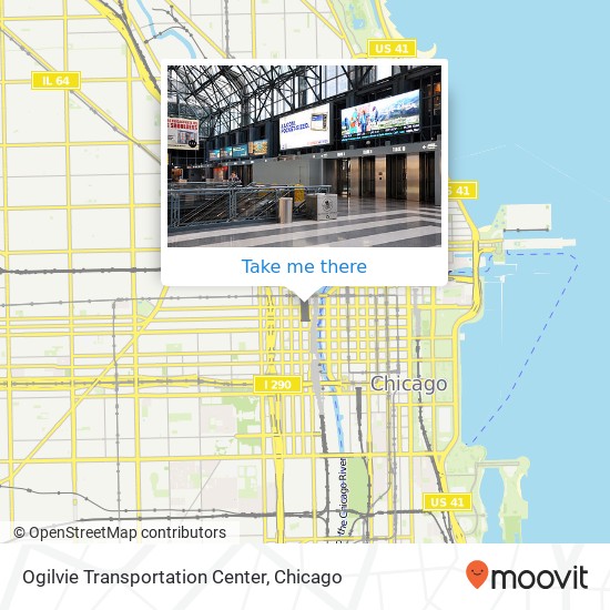 Ogilvie Transportation Center map